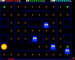 Deluxe Pacman Amiga Public Domain Screen Shot