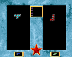 Tetris Duel Amiga Public Domain Screen Shot