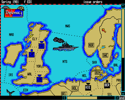 Diplomacy Amiga Public Domain Screen Shot