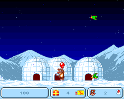 Santa and Rudolph Amiga Public Domain Screen Shot